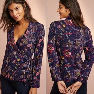 Anthropologie Floreat Parker Boho Wrapped Silhouette Sleep Shirt Top Blouse